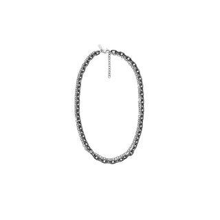 Armani Exchange Collar doble de acero para hombre Axg0159060 
