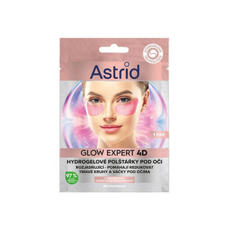 Astrid Dischetti Illuminanti Occhi Glow Expert 4D Con Niacinamide — Maschera Occhi