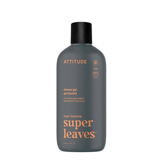 Attitude Gel de Ducha Hombre Super Leaves Patchouli & Bourbon (Gel de Ducha) 415 Ml 