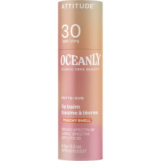 Attitude Bálsamo Labial con Color Spf 30 (Bálsamo Labial) 8,5 G - Tono: Peachy Shell 