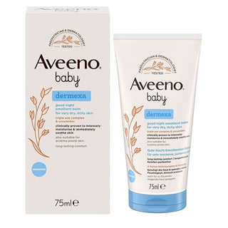 Aveeno Baby Dermexa Bálsamo emoliente para la buena noche (75 Ml) 
