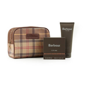 Barbour Origins For Him Eau de Parfum 50 ml Gel Doccia 200 ml Trousse — Set regalo