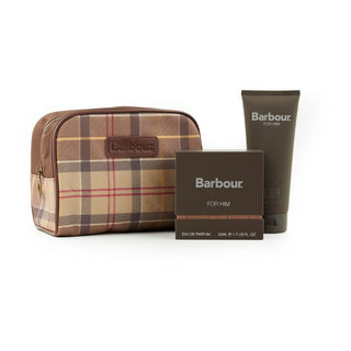 Barbour Origins For Him Eau de Parfum 50 ml Gel Doccia 200 ml Trousse — Set regalo