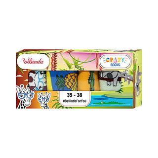 Bellinda Caja de regalo Crazy Socks Box - Talla: 39-42 