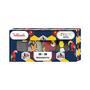 Bellinda Confezione Regalo Crazy Socks Box Taglia 39-42 — Set e Cofanetti