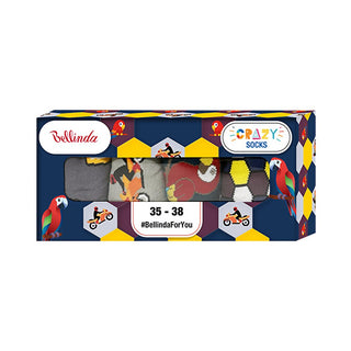 Bellinda Caja de Regalo Crazy Socks Box - Talla: 39-42 