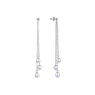 Beneto Pendientes de plata con perlas Agup1841P 