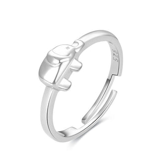 Beneto AGGF490 Anello in Argento con Zampa di Elefante — Anello