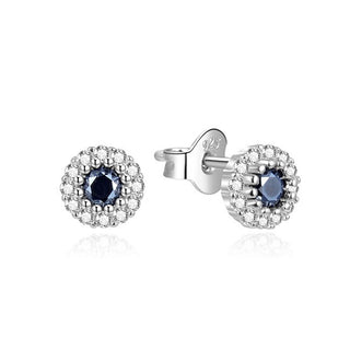 Beneto Pendientes de plata brillante con circonitas Agup2351L 