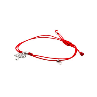 Beneto Exclusive Pulsera Con Cordón Con El Árbol De La Vida Agb375 