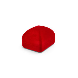 Beneto Exclusive Ks2-V Scatola Regalo in Pelle Scamosciata Rossa — Portagioie