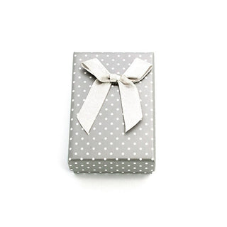 Beneto Exclusive Scatola Regalo Grigia con Pois KP4-8 — Scatola Regalo