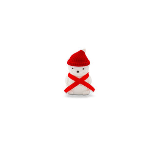 Beneto Exclusive KDET26 Scatola Regalo in Pelle Scamosciata Pupazzo di Neve — Astuccio Regalo