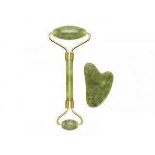 Beper Rodillo de masaje de jade y piedra para masaje Gua Sha C301Abe101 