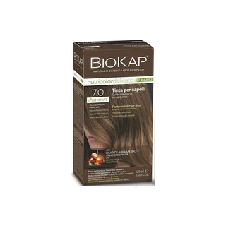 Biokap Rapid Tinta Capelli 7.0 Biondo Medio Naturale 135 ml — Colorante per capelli