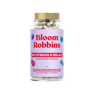 Bloom Robbins De-Stress & Relax - Vitaminas Antiestrés 60 Cápsulas 