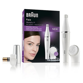 Braun Depiladora Facial 2 En 1 Face 810 Blanco 