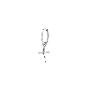 Breil Boucle d’oreille unique en acier Croix 2In1 Bx Tj3642 