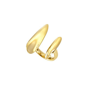 Breil Bague ouverte plaquée or B Whisper Tj3706 