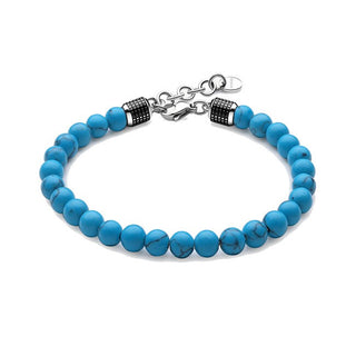 Brosway Pulsera de cuentas de calidad con bala turquesa Bul44 