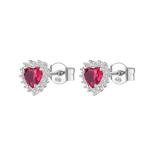 Brosway Pendientes de plata con rubí y Passione Fpr51 