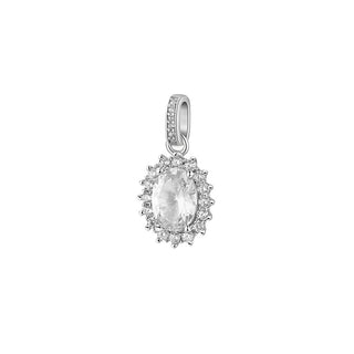 Brosway Elegante Colgante de Plata Fancy Infinite White Fiw32 