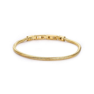 Brosway Bracciale Minimalista Placcato Oro Riptide Btd026 — Bracciale
