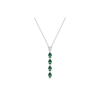 Brosway Collar de plata con circonitas cúbicas de fantasía Verde Life Flg110 