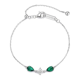 Brosway Pulsera de plata con circonitas cúbicas Fantasia Verde Life Flg112 