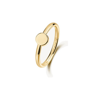 Brosway Anillo Minimalista Chapado en Oro Essential Bnl124 - Circunferencia: 52 Mm 