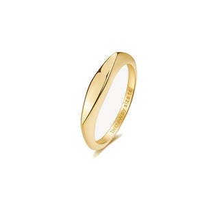 Brosway Anillo chapado en oro Moda Essential Bnl122 - Circunferencia: 56 Mm 