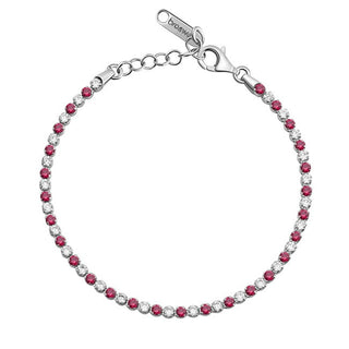 Brosway Espléndida pulsera Tennis con circonitas cúbicas Fancy Passion Ruby Fpr130 