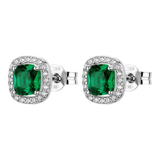 Brosway Pendientes de Plata Deslumbrantes Fancy Life Green Flg141 
