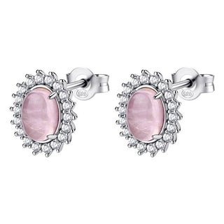 Brosway Pendientes de plata con charms rosa vibrante Fvp123 