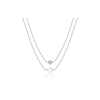 Brosway Fascinante Collar Doble Con Perla Artificial Perfect Bpc46 