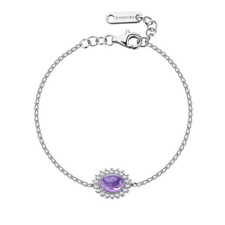 Brosway Pulsera de plata con amatista y circonitas Fancy Magic Purple Fmp128 