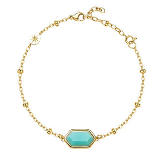 Brosway Fascinante pulsera de acero para mujer con amazonita Essential Bnl138 