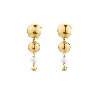 Brosway Elegantes Pendientes Largos Con Perla Sintética Perfect Bpc61 