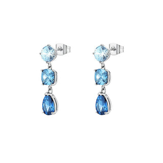 Brosway Pendientes colgantes brillantes con circonitas azules Dreaming Big22 
