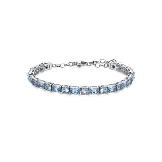 Brosway Pulsera de lujo con circonitas cúbicas azules Dreaming Big19 