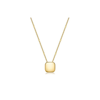 Brosway Collar minimalista chapado en oro para mujer Muse Bue02 