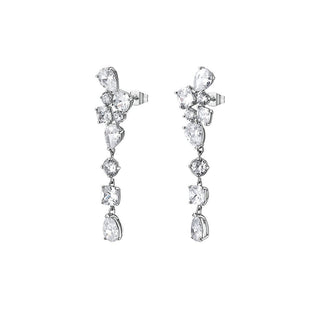 Brosway Lujosos pendientes colgantes con circonitas cúbicas transparentes Dreaming Big24 