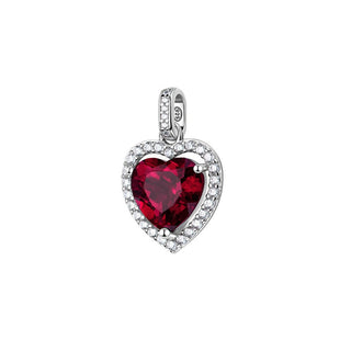 Brosway Colgante en Forma de Corazón de Plata Fancy Passion Ruby Fpr141 