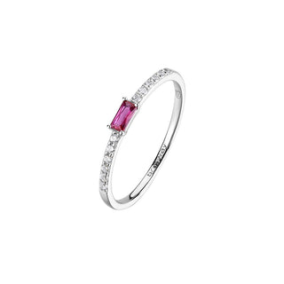 Brosway Anello Argento Zirconi Fancy Passion Ruby Fpr143 Circuito 54 Mm — Anello