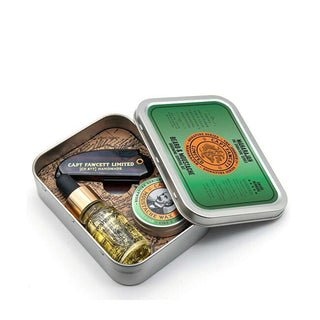 Captain Fawcett Kit Di Sopravvivenza Per La Cura Della Barba Maharajah Grooming — Set cura barba