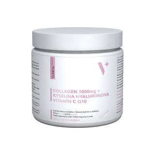 Clinical Collagene 5000 mg + Acido Ialuronico + Vitamina C E Q10 264 g — Integratore