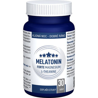 Clinical Melatonina Forte Magnesio L-Teanina 30 Compresse — Integratore