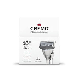 Cremo Barber-kvalitets udskiftningshoveder, 4 stk. 