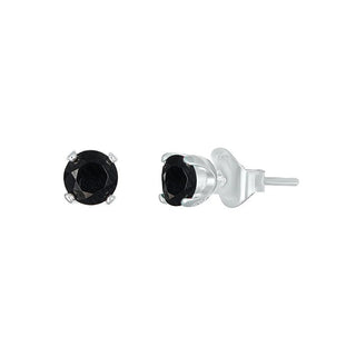 Crystalp Piedras En Plata Con Cristal Negro Feel 42270.Bla.S 
