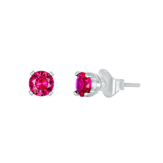 Crystalp Piedras en Plata con Cristal Fucsia Feel 42270.Fuc.S 